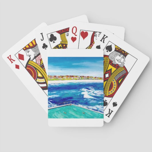 Bondi Beach Icebergs Spielkarten (Rückseite)