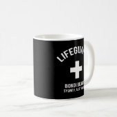 Bondi Beach Lifeguard Kaffeetasse (VorderseiteRechts)