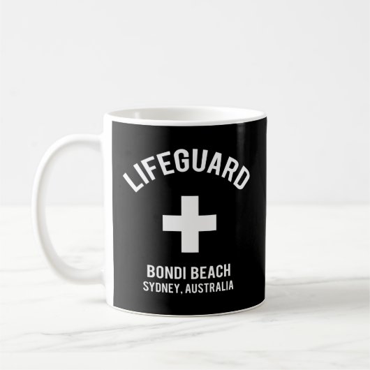 Bondi Beach Lifeguard Kaffeetasse (Links)