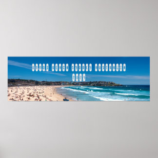 Bondi Beach mit Blick nach Norden Poster
