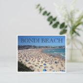 Bondi Beach neues Jahr Postkarte (Stehend Vorderseite)