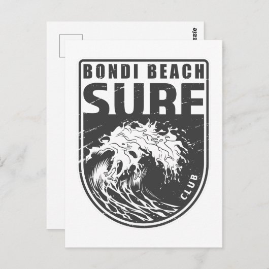 Bondi Beach Surf Club Postkarte (Vorne/Hinten)