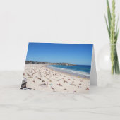Bondi Beach, Sydney, Australien Karte (Vorderseite)