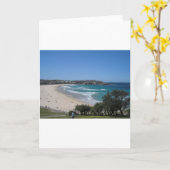 Bondi Beach Sydney Australien Karte (Gelbe Blume)