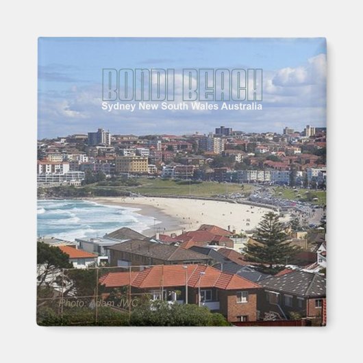 Bondi Beach Sydney Australien Souvenir Magnet (Vorne)