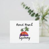 Bondi Beach Sydney Postkarte (Stehend Vorderseite)