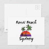 Bondi Beach Sydney Postkarte (Vorne/Hinten)