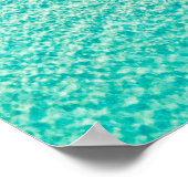 Bondi Beach, Sydney, Sommer. Poster (Ecke)