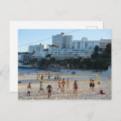 Bondi Beach Volleyball Game Postkarte (Vorne/Hinten)