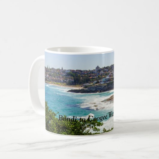 Bondi bis Coogee Walk, Sydney Kaffeetasse (Vorderseite Links)