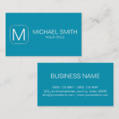 Bondi blauer Hintergrund Visitenkarte (Vorne/Hinten)