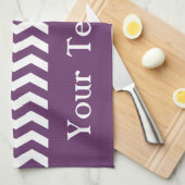 Bondi Blue Wave Zickzack anpassbar Geschirrtuch (Viertel Falte)