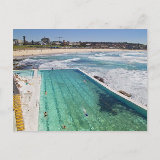Bondi Icebergs am Strand von Bondi Postkarte (Vorderseite)