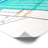 Bondi Icebergs Fotografie Poster (Ecke)