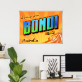 BONDI-Plakat Poster (Heimbüro)