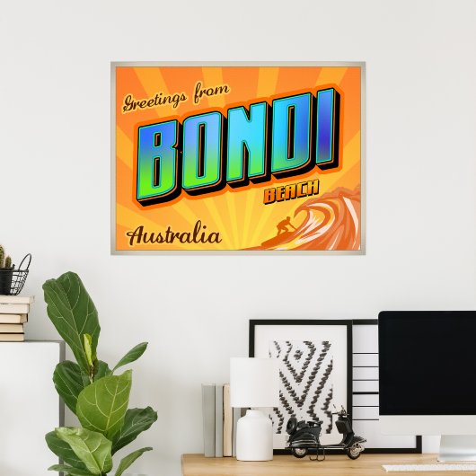 BONDI-Plakat Poster (Heimbüro)