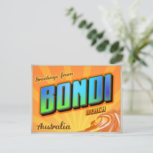 BONDI POSTKARTE (Stehend Vorderseite)