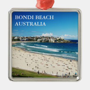 Bondi Strand Ornament Aus Metall