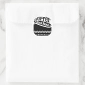 Bondi Strand Runder Aufkleber (Tasche)