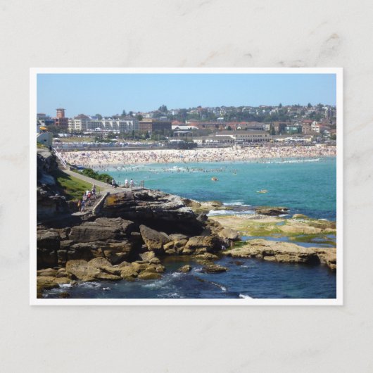Bondi View Felsen Postkarte (Vorderseite)