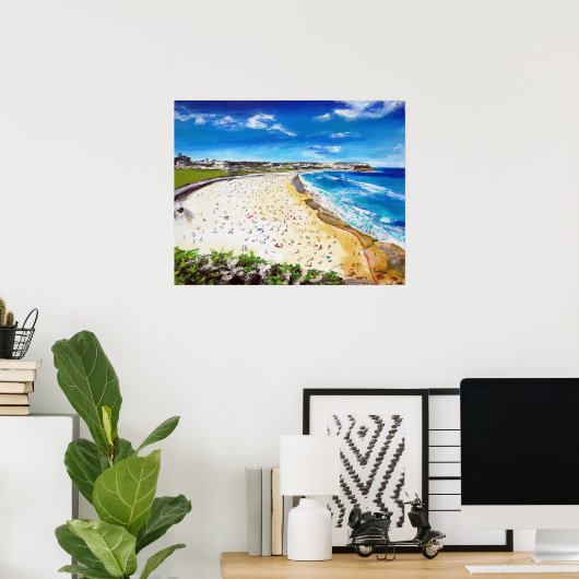 bONDI vIEWS Poster (Heimbüro)