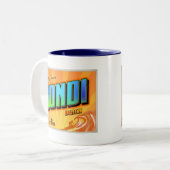 BONDI ZWEIFARBIGE TASSE (Vorderseite Links)