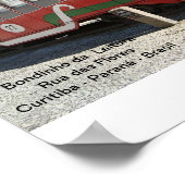 Bondinho der Lesen - Curitiba Poster (Ecke)