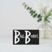 Bonds Simple Business Card Visitenkarte (Stehend Vorderseite)