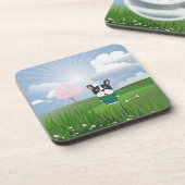 Bone-a-Fido Getränkeuntersetzer (Linke Seite)