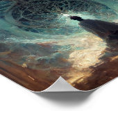 Bone Altar Fantasy Sci-Fi Art Poster (Ecke)