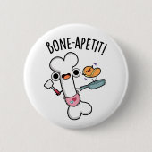 Bone Apetit Funny Cooking Pub Button (Vorderseite)