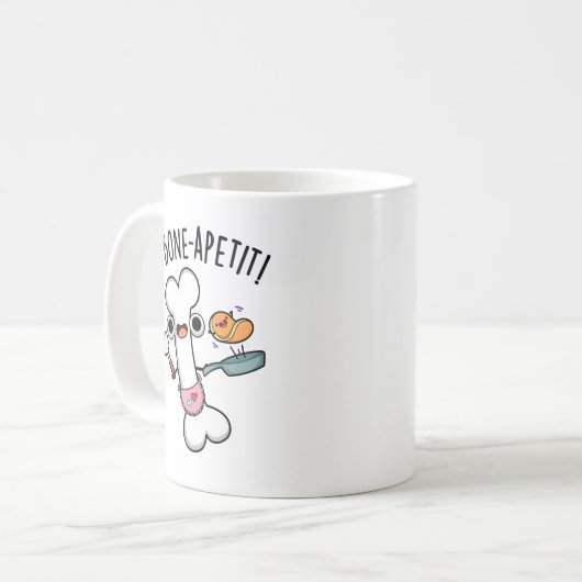 Bone Apetit Funny Cooking Pub Kaffeetasse (Vorderseite Links)