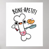 Bone Apetit Funny Cooking Pub Poster (Vorne)
