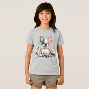Bone Appétit - Kawaii Französische Bulldogge mit K Tri-Blend Shirt