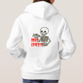 Bone Appétit - Skeletton Candy Service Hoodie (Rückseite)