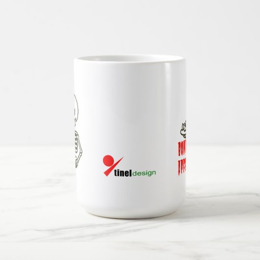 Bone Appétit - Skeletton Candy Service Kaffeetasse (Mittel)