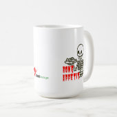 Bone Appétit - Skeletton Candy Service Kaffeetasse (VorderseiteRechts)