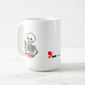 Bone Appétit - Skeletton Candy Service Kaffeetasse (Vorderseite Links)
