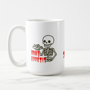 Bone Appétit - Skeletton Candy Service Kaffeetasse