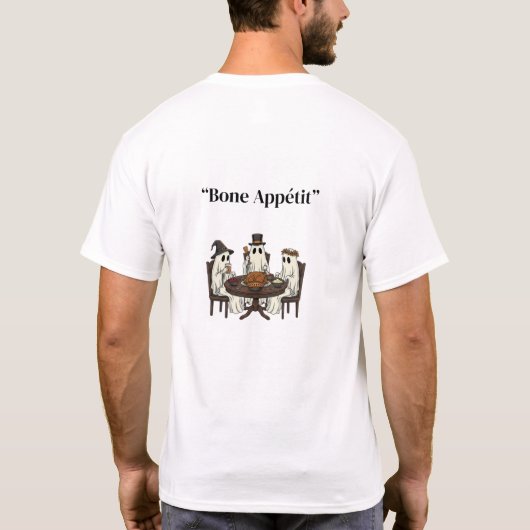 Bone Appétit T - Shirt - Funny Erntedank Ghosts D (Rückseite)