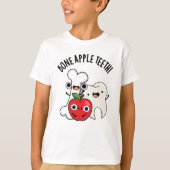Bone Apple Teeth Funny Bona Appetit Pun  T-Shirt (Vorderseite)
