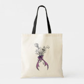 Bone Bouquet Tote Bag Tragetasche (Rückseite)