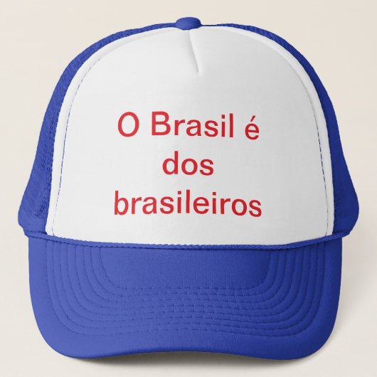 Boné Brasil dos brasileiros Truckerkappe (Vorderseite)