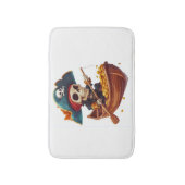 Bone Buccaneer � Funny Pirate Skull Badematte (Vorderseite Vertikal)