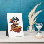 Bone Buccaneer – Lustiger Piratenschädel Fotoplatte (Seite)