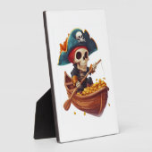 Bone Buccaneer – Lustiger Piratenschädel Fotoplatte (Seite)