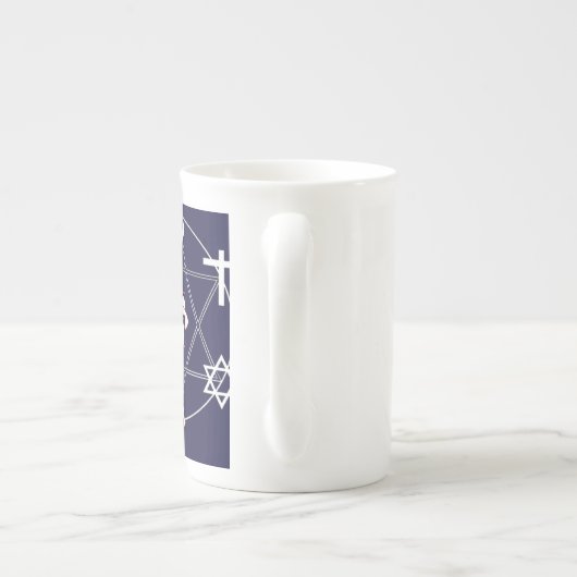 Bone China Mug Porzellantasse (Rückseite)