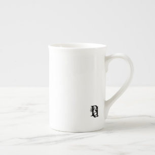 Bone China Tasse Abstrakte Kunst Blauer Ozean