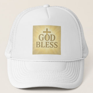 Boné Cristão God Bless – Fé e Estilo Truckerkappe