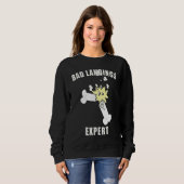 Bone Fracture Leg Fracture Fracture Sweatshirt (Vorne ganz)